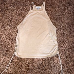 American Eagle suede tank